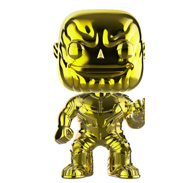 Funko Pop! Marvel Avengers Infinity War Thanos Yellow Chrome (Walmart Exclusive) #289