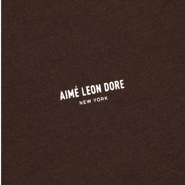 Aime Leon Dore Micro Logo Tee Coffee Bean