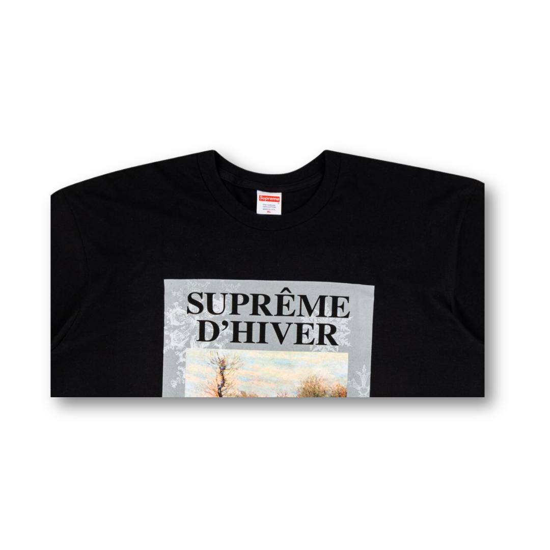 Supreme D'Hiver Tee Black