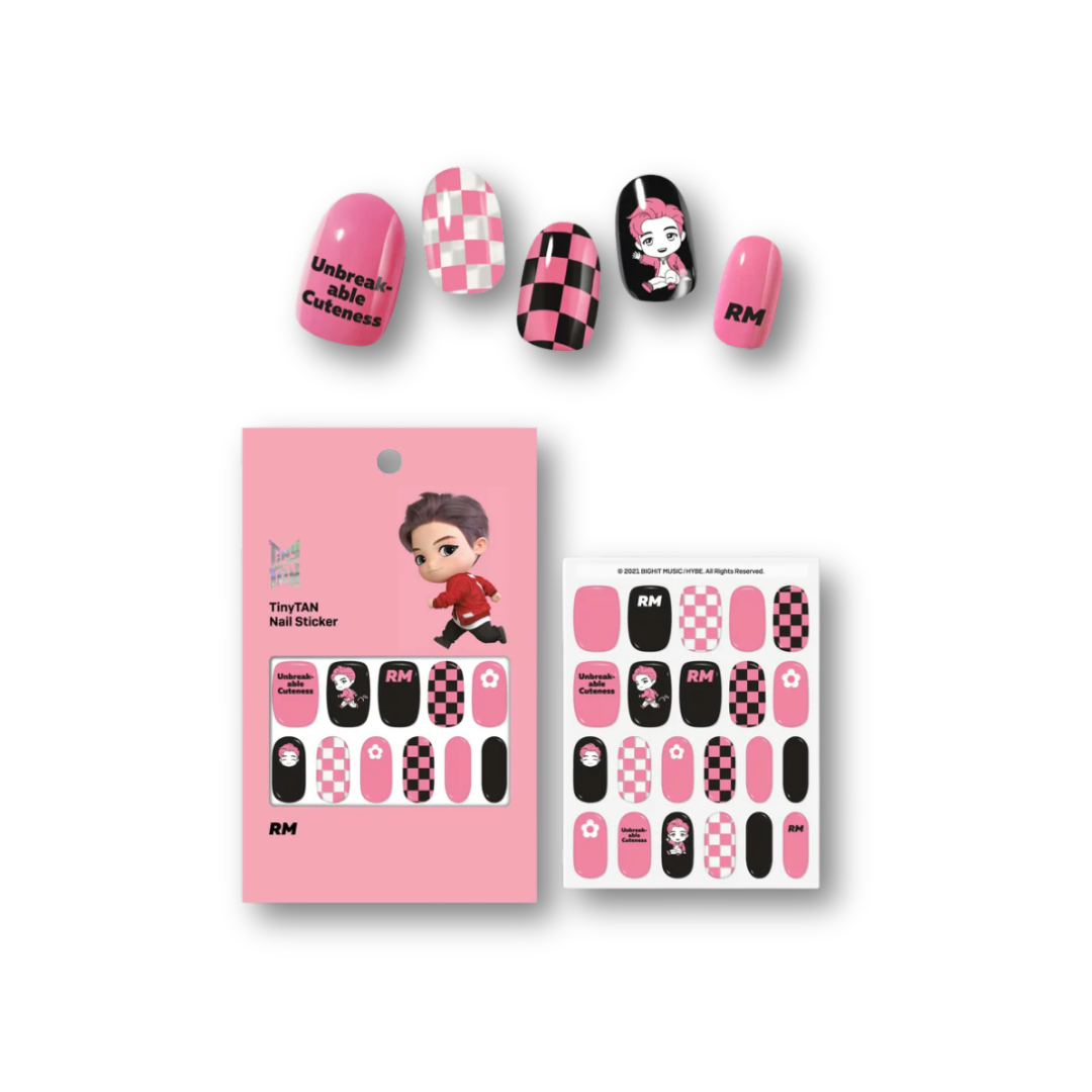 BTS TinyTAN Nail sticker