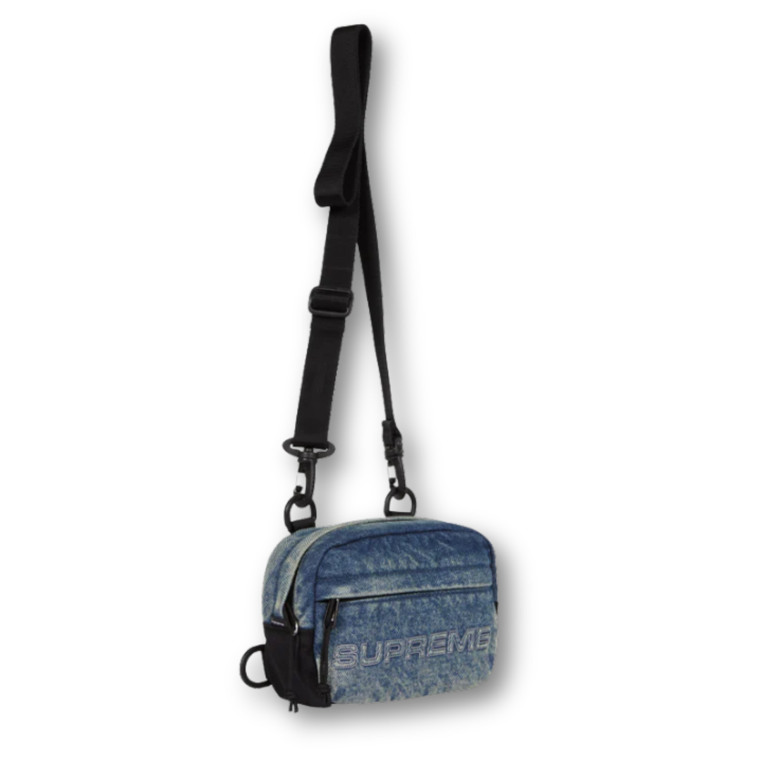 Supreme Denim Mini Shoulder Bag Washed Indigo
