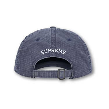 Supreme Arabic Logo Ripstop 6-Panel Navy