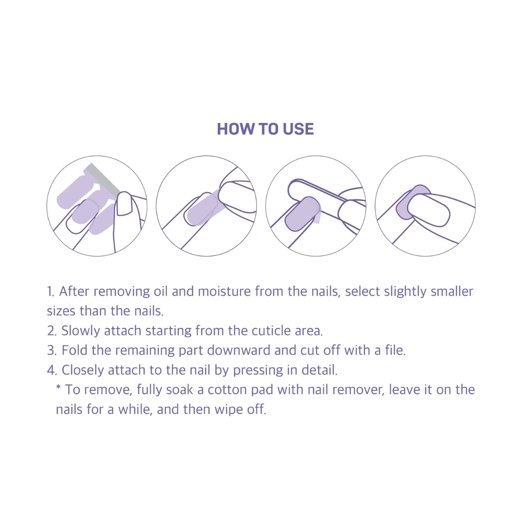 TinyTAN Nail Polish Sticker Sweet Dreams