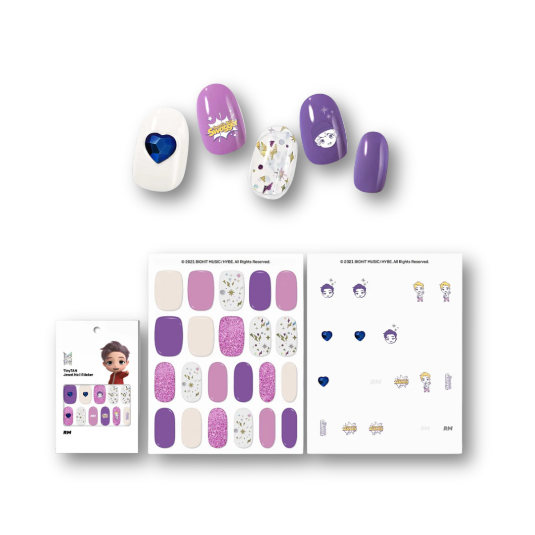 BTS TinyTAN Jewel Nail Sticker