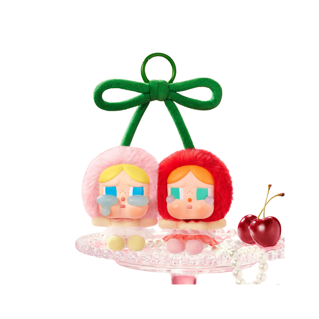 POP MART CRYBABY Crying For Love Series Vinyl Plush Pendant (Love You Cherry Much)