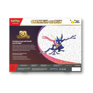 Pokémon TCG 30th Celebration Greninja ex Box