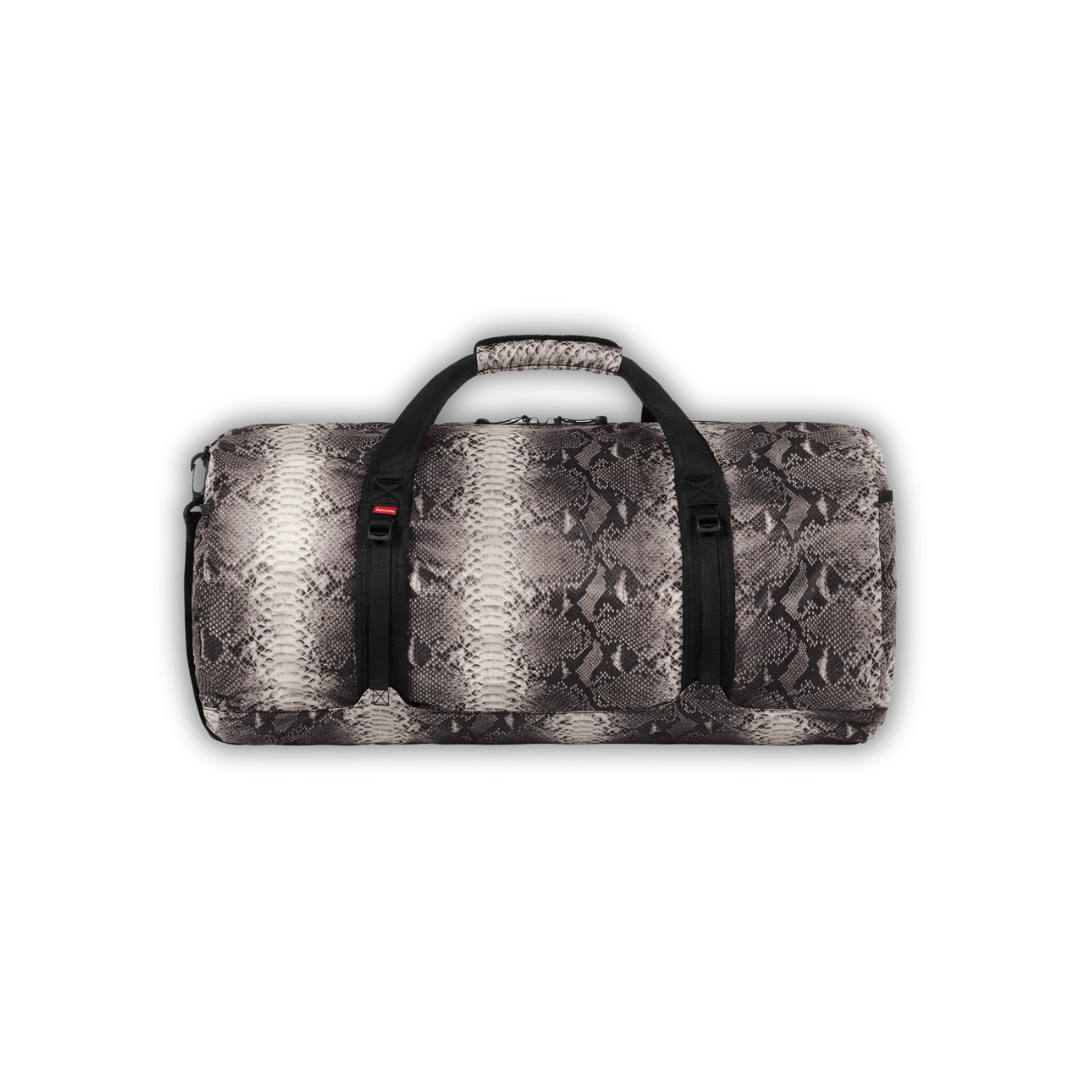 Supreme The North Face Snakeskin Flyweight Duffle Bag Black