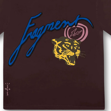 Cactus Jack Travis Scott Fragment Icons Tee Brown