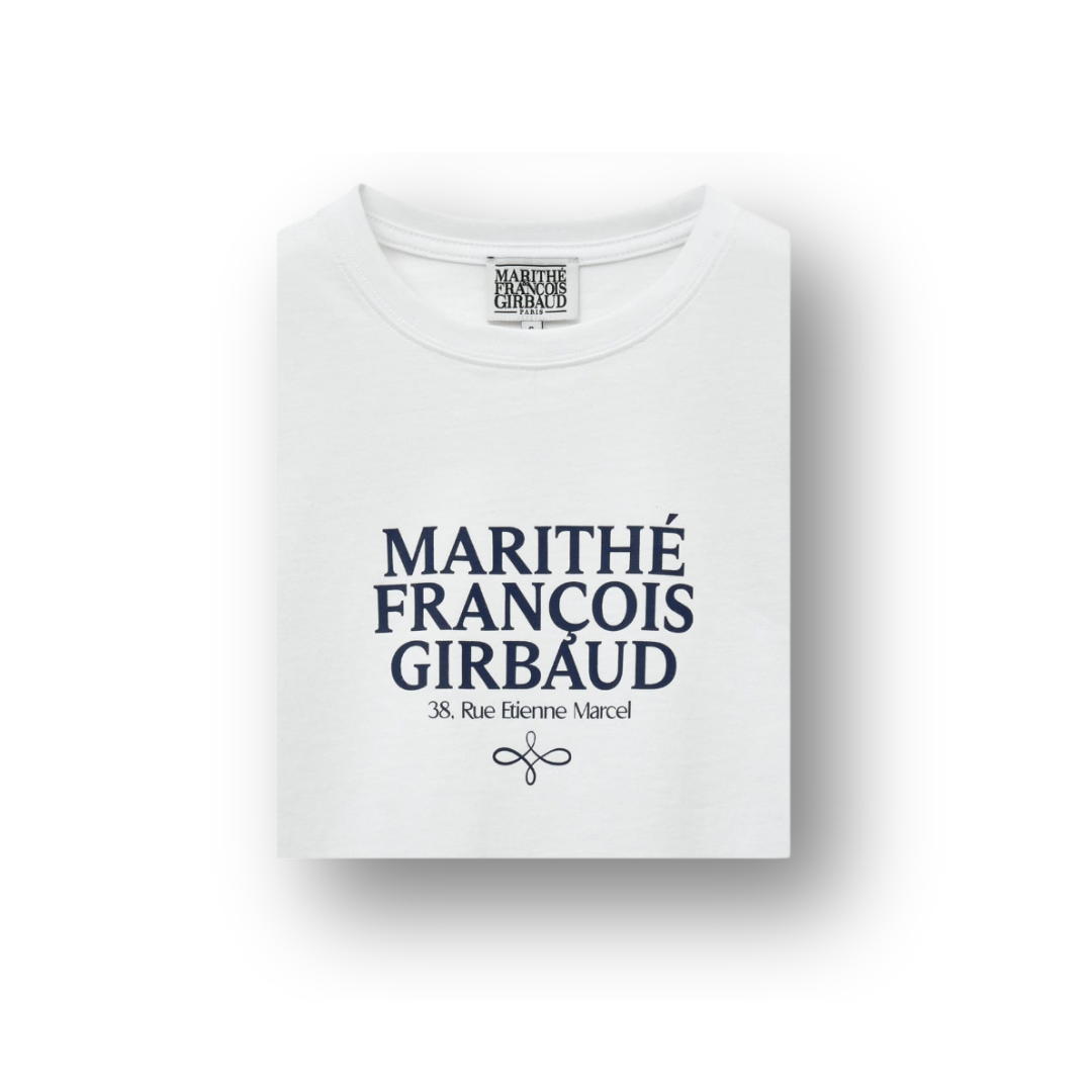 Marithé François Girbaud Mouvement W Aerocool Crop Tee White