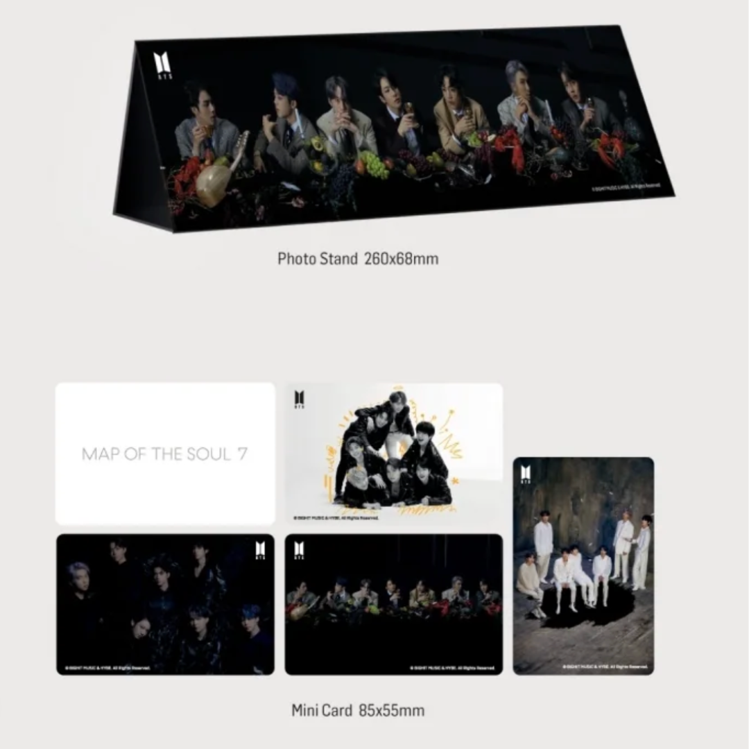BTS Mini Keyring Cube MAP OF THE SOUL 7 Set