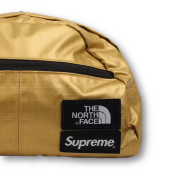 Supreme The North Face Metallic Roo II Lumbar Pack Gold
