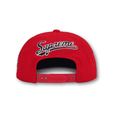 Supreme World Famous S Logo 6-Panel Red