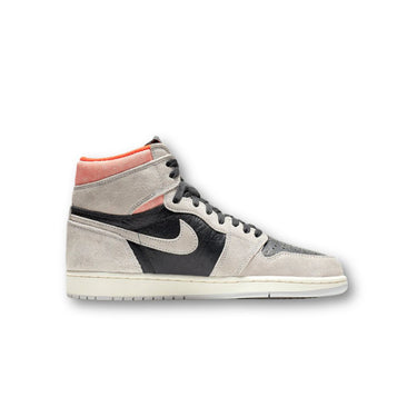 Jordan 1 Retro High Neutral Grey Hyper Crimson
