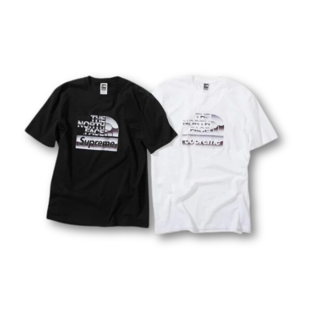 Supreme The North Face Metallic Logo T-shirt White