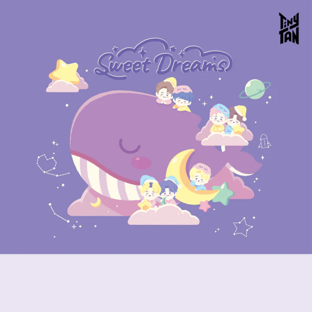 TinyTAN Nail Polish Sticker Sweet Dreams