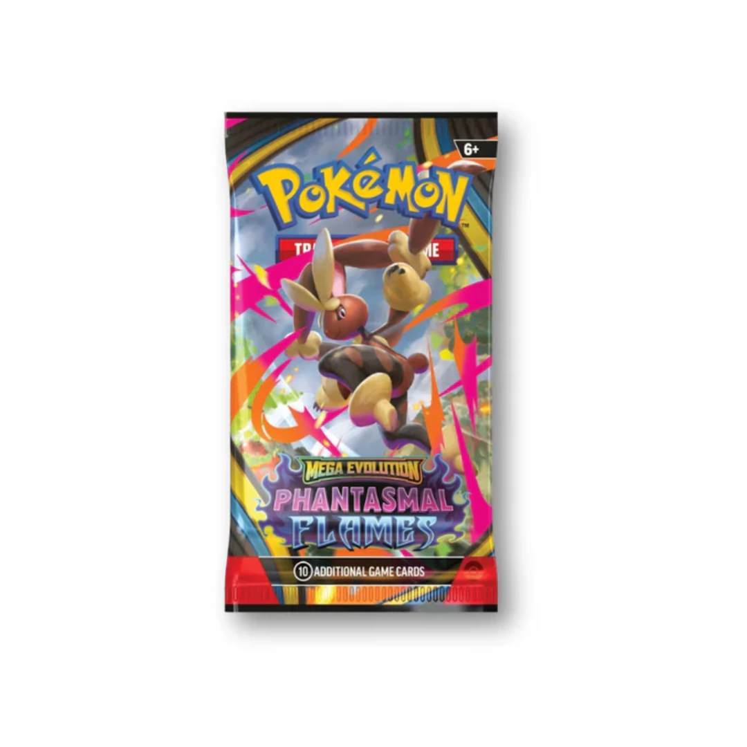 2025 Pokémon Mega Evolution Phantasmal Flames Individual Pack