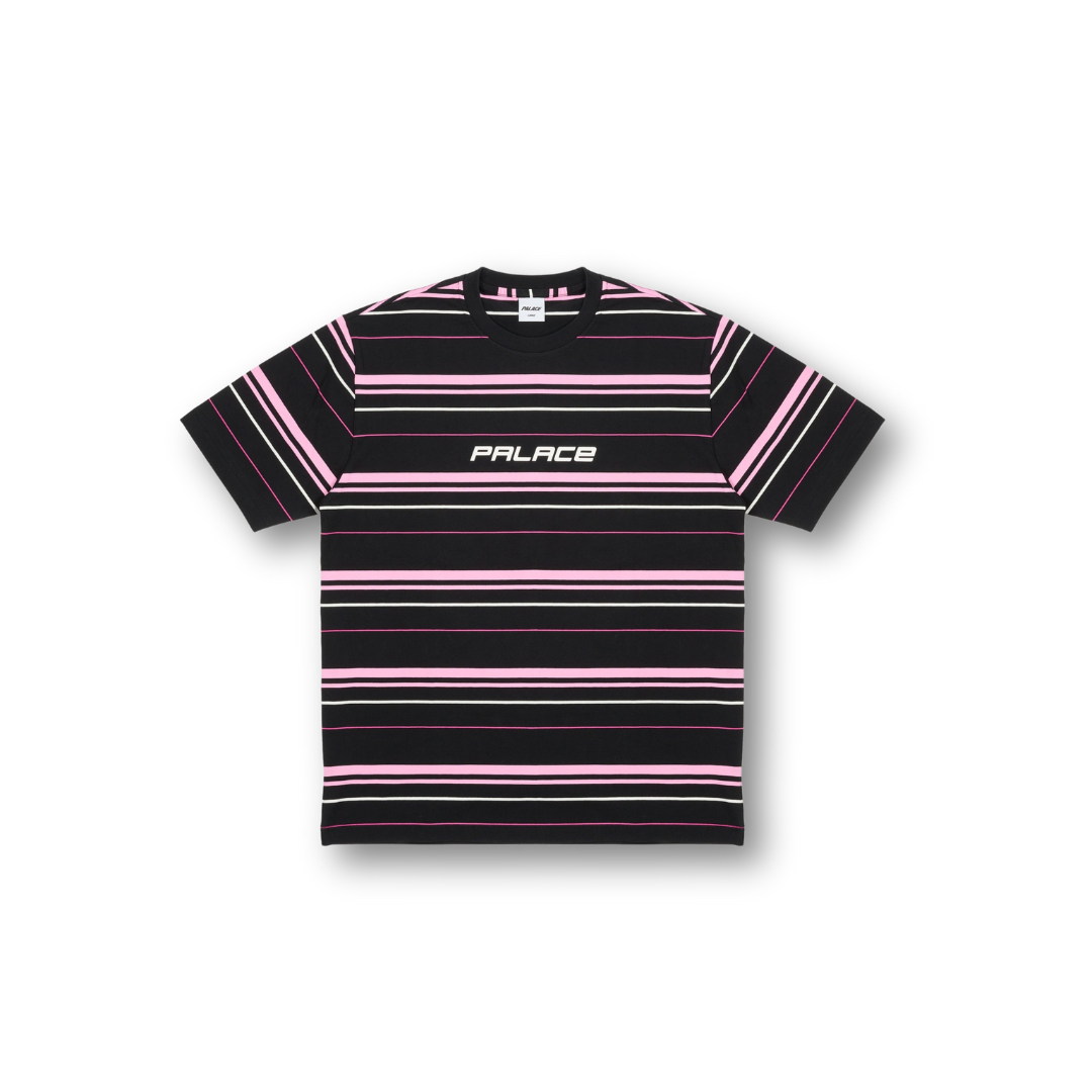 Palace Multi Striper T-Shirt Black