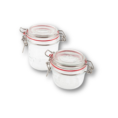 Supreme Jars (Set of 2) Clear