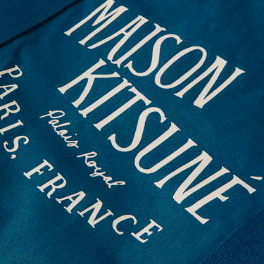 Palais Royal Logo Print Tote Bag Navy