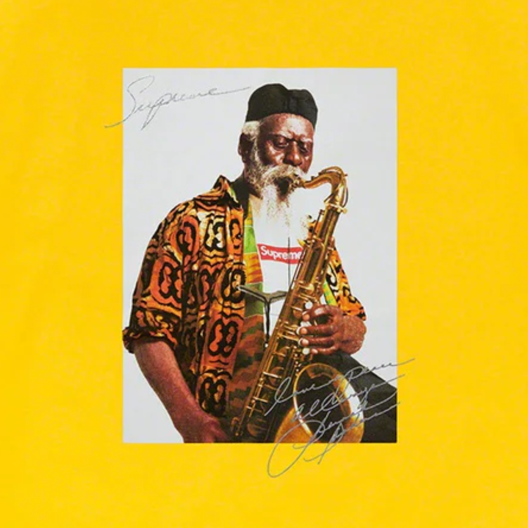 Supreme Pharoah Sanders Tee Yellow