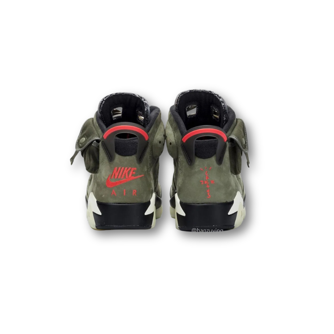 Air Jordan 6 Travis Scott Medium Olive