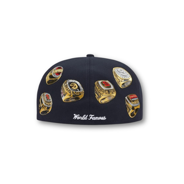 Supreme Rings Box Logo New Era Navy