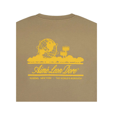 Aimé Leon Dore Sun Faded Unisphere Tee Laurel Oak
