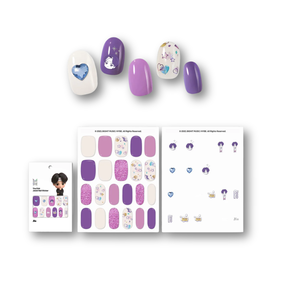 BTS TinyTAN Jewel Nail Sticker