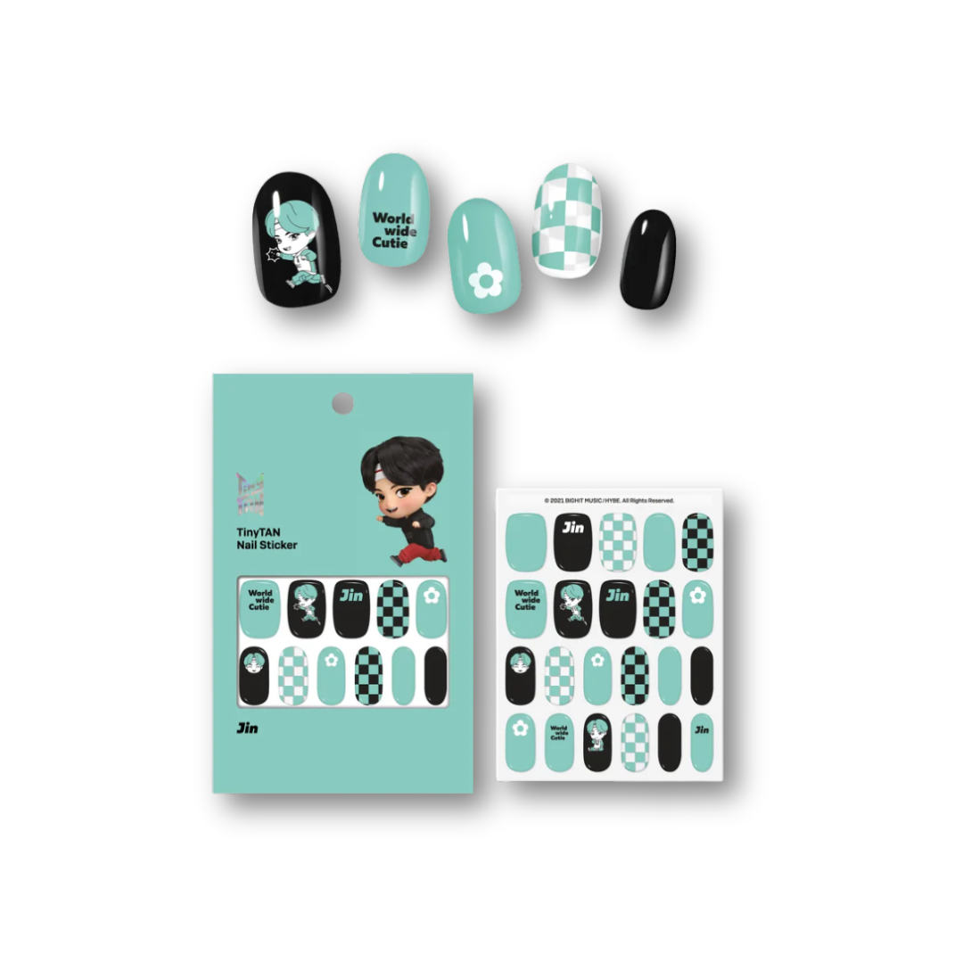 BTS TinyTAN Nail sticker