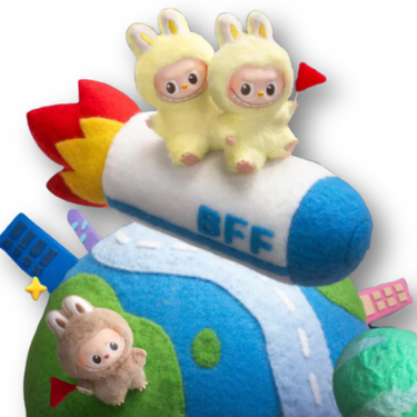 Pop Mart Labubu The Monsters Pin for Love Series Vinyl Plush Pendant (A-M) *Individual