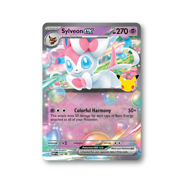Pokémon TCG 30th Celebration Sylveon ex Box