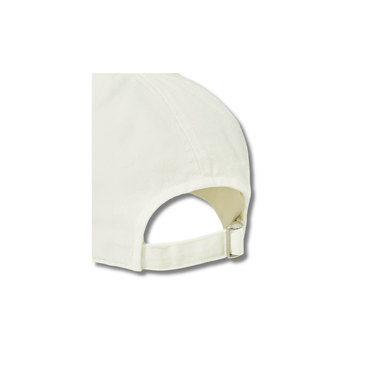 Marithé François Girbaud Heart Lettering Logo 5 Panel Cap Ivory