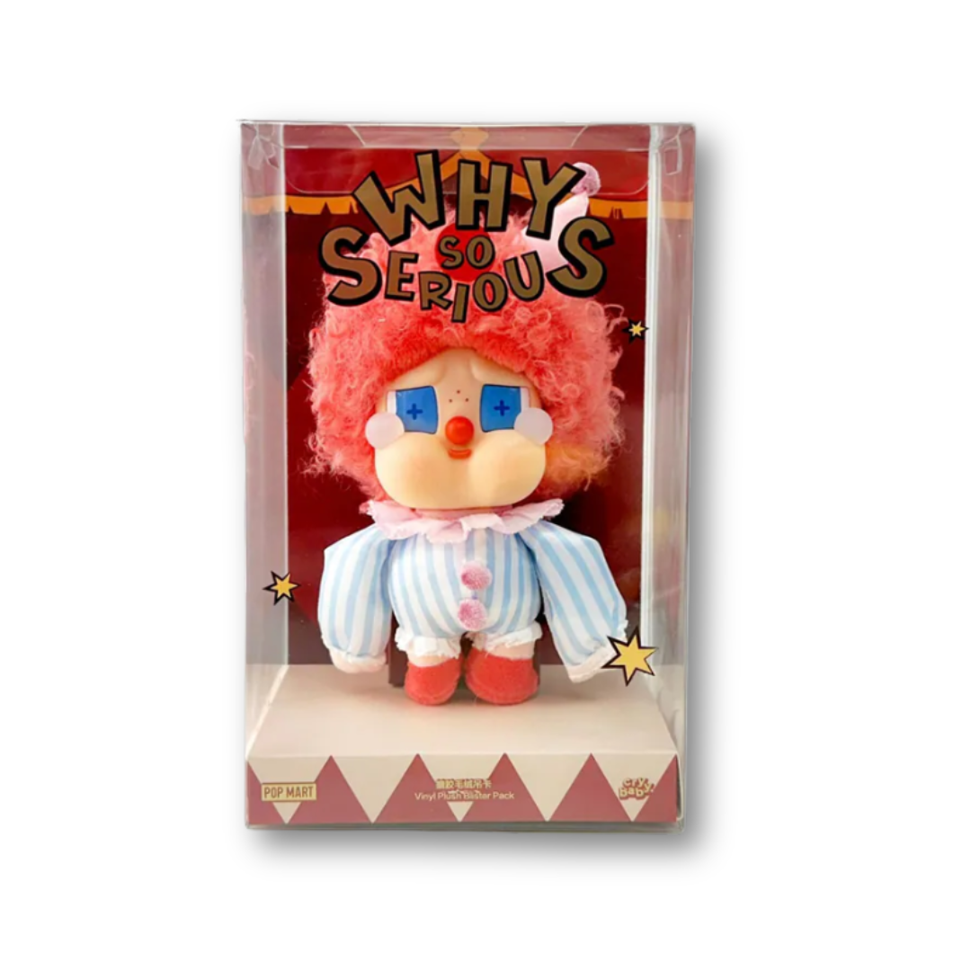 Pop Mart WHY SO SERIOUS Series Crybaby Vinyl Plush Pendant