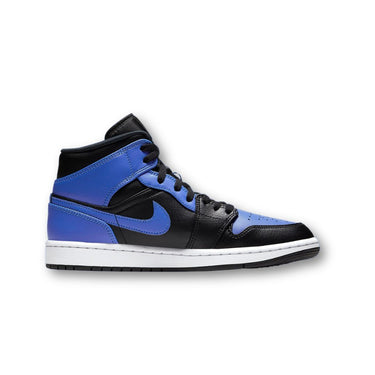 Jordan 1 Mid Hyper Royal Tumbled Leather (GS)