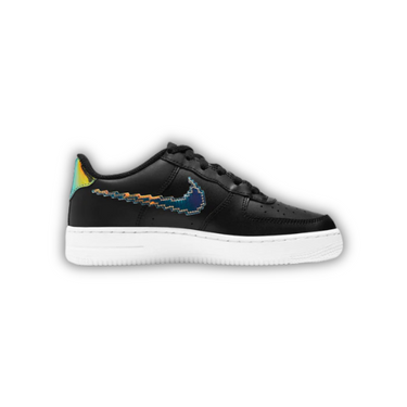 Nike Air Force 1 Low LV8 Digital Swoosh Black (GS)