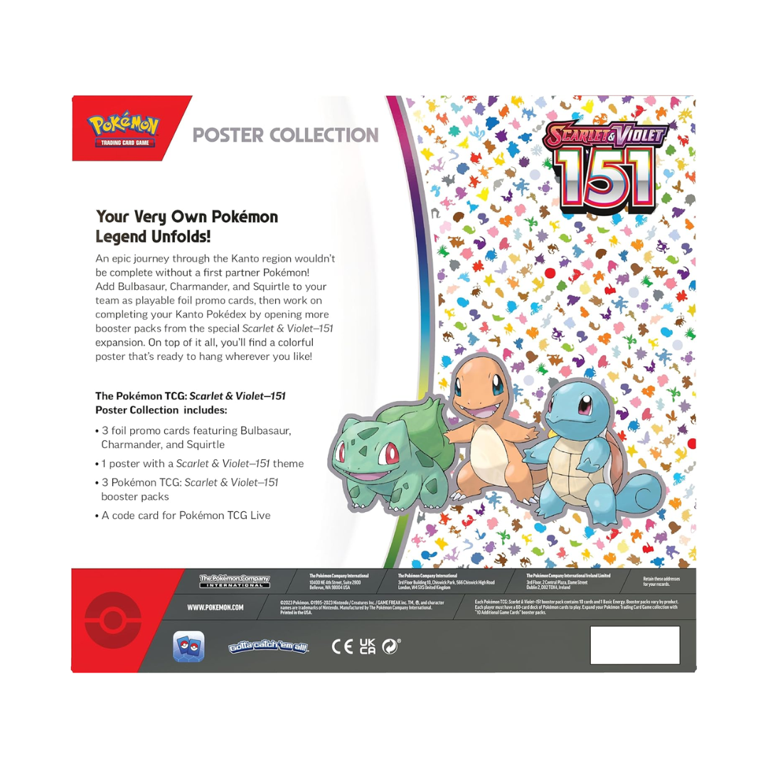 Pokémon TCG Scarlet & Violet 151 Poster Collection