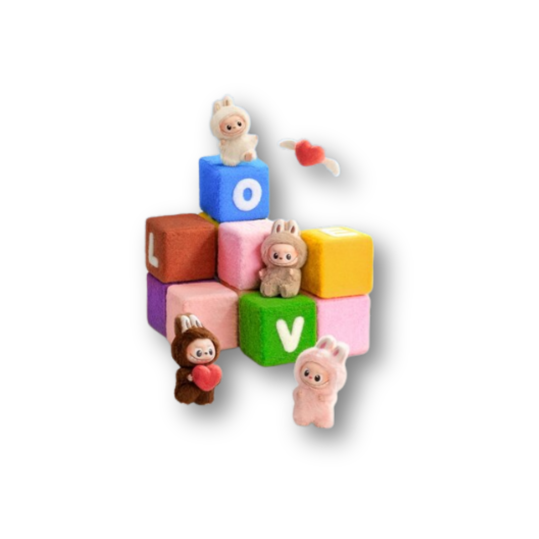 Pop Mart Labubu The Monsters Pin for Love Series Vinyl Plush Pendant (N-Z) *Individual