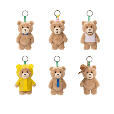 Pop Mart Ted2 Teddy Bear Action Plush Pendant Blind Box *Individual