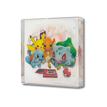Pokemon Center Original Acrylic Block Pokémon Timeless Adventure Kanto