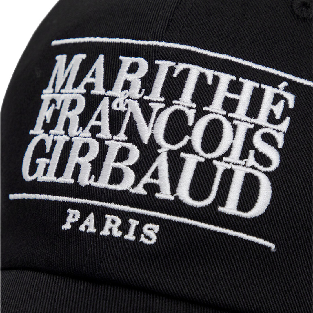 Marithé François Girbaud Classic Logo Cap Black