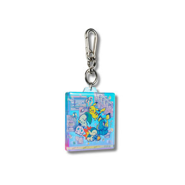 Pokemon Center Original Acrylic Keychain Pokemon Timeless Adventure Johto