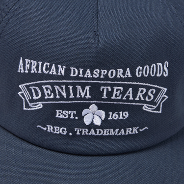 Denim Tears ADG Stamp Cap Navy