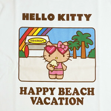 Sanrio Hello Kitty Suntan Kitty Short Sleeve T-Shirt Ice