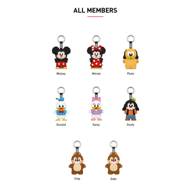 POP MART Mickey Family Cute Together Keychain Series Figures *Individual