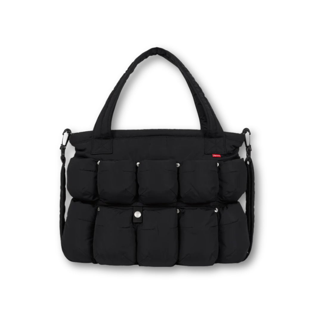 Supreme®/Marithé + François Girbaud Pokachu Puffer Tote Bag Black