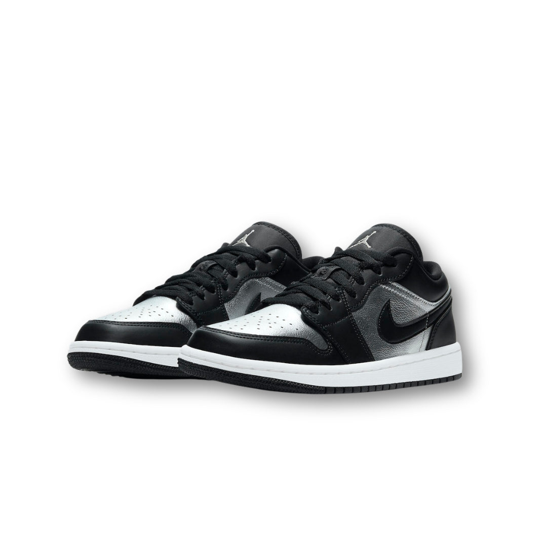 Air Jordan 1 Low SE Black Metallic Silver (W)