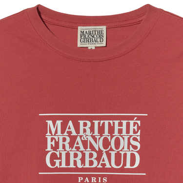 Marithé François Girbaud W Classic Logo Tee Red