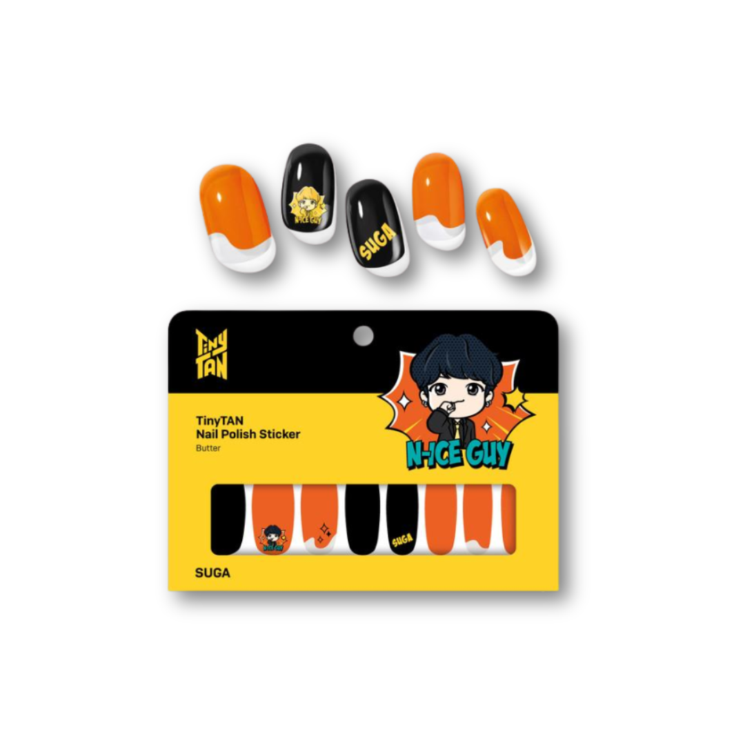 TinyTAN Nail Polish Sticker Butter