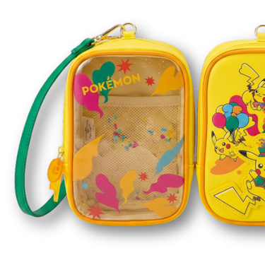 USJ Universal Studios Japan 25th Anniversary - Pokémon Pikachu Gadget Case Multi-purpose Transparent