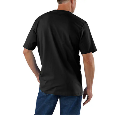 Carhartt Men's Loose Fit Heavyweight Short-Sleeve Pocket T-Shirt Black